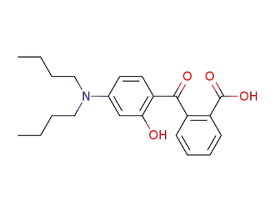 2-(4'-di-n-butylamino-2'-hydroxybenzoyl)benzoic acid
