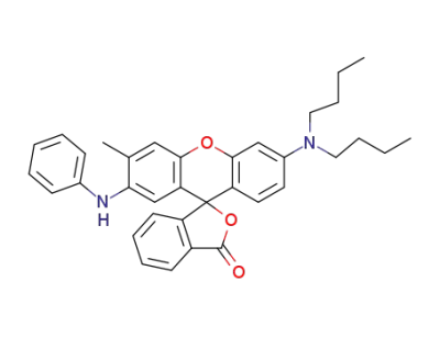 2'-anilino-3'-methyl-6'-(dibutylamino)spiro[isobenzofuran-1(3H),9'-(9H)xanthen]-3-one